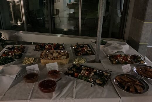 Das reichhaltige Buffet