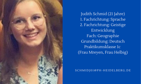 Portfolio von Judith Schmid, stellt sich vor