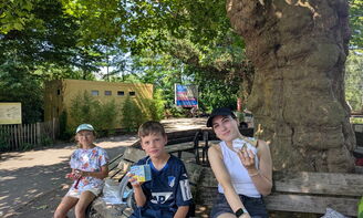 Pause bei heißen Temperaturen