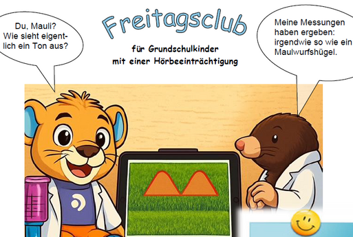 Leo und Mauli die Freitagsclubmaskottchen